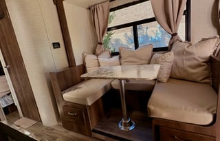 RV with updated shower