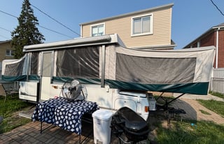 Cozy, Classic Coleman Pop-Up for 8!