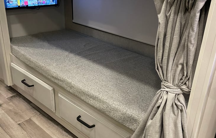 Bottom Bunk with Smart TV