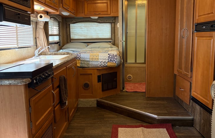 Interior picture with slide out.