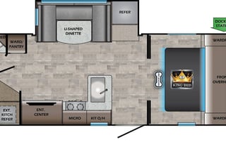 Sunny days and cool lake nights in a sunset trail