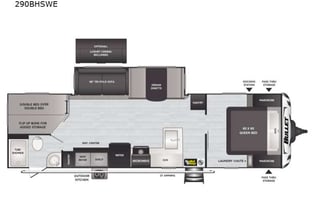 2021 Keystone RV Bullet 290BHSWE