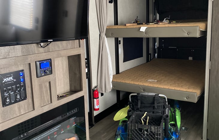 Fully equipped Jackson Cuda fishing kayak may be included for additional fee and signing of waiver.