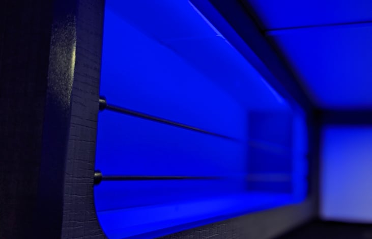 Plenty of storage for blankets, jackets, and books to read during your adventure!