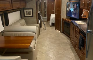 Matt & Alexandra’s awesome RV with bunk beds!