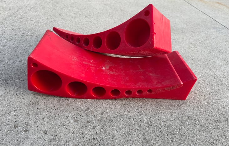 Leveler and wheel chuck - Provided