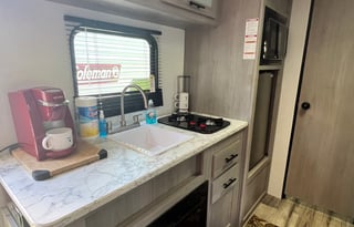 Brand new travel trailer