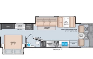 2021 Thor Hurricane 36' 1 1/2 baths