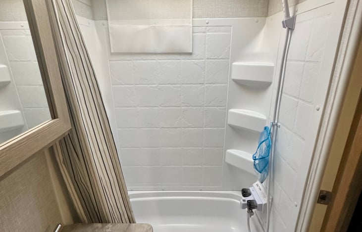Shower for after those long days of adventure!