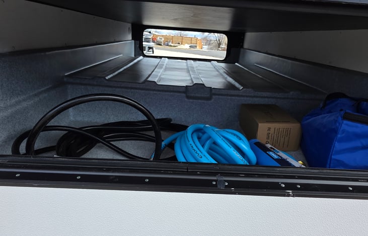 Utility Hoses and tons of storage