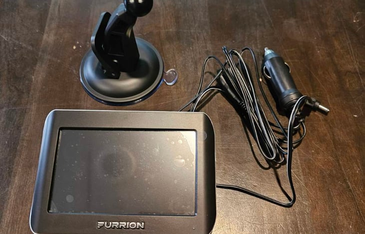 Equipment included for mounted cameras to help with save moving of the trailer