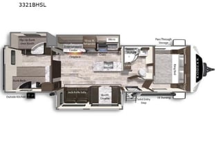 2021 Dutchmen RV Kodiak Ultimate 3321BHSL