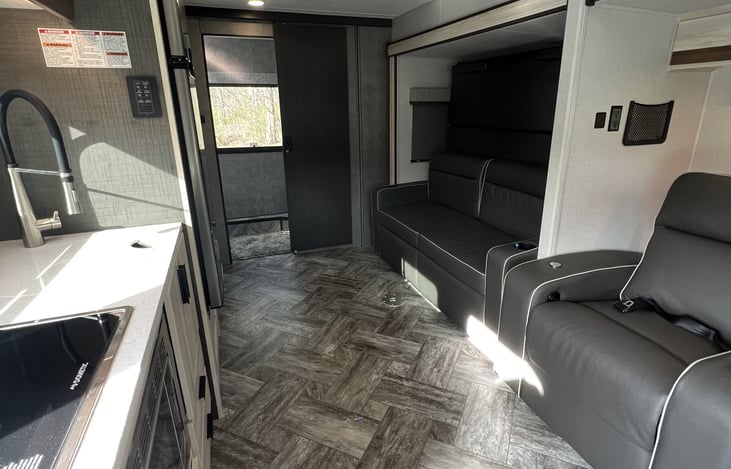 interior with slide out