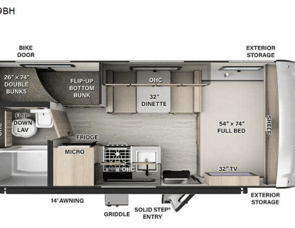 Forest River RV Flagstaff E-Pro E19BH