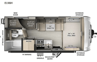 2022 E-Pro Bunkhouse / Sleeps 5 / Pet Friendly