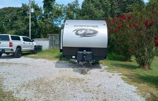 Chris and Joanne's Pet Friendly Glamping Machine!