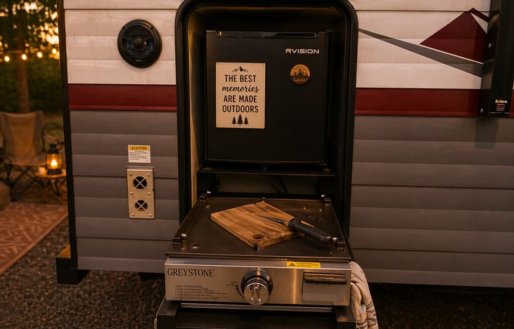 Outdoor Kitchen & Grill – Perfect for Family Cookouts