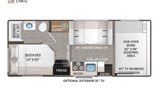 2023 Thor Motor Coach Chateau 22E Chevy