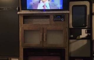 Fireplace, outdoor kitchen, and fully furnished