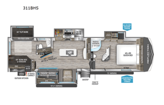 2023 Grand Design Reflection Bunkhouse