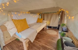 The Timber Den — Cozy Cabin Camper with Solar