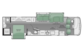 Upgraded 2017 Thor Miramar 34.1 Class A