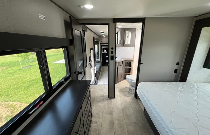 Lots of light from the outside if you want it