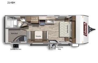 2021 Dutchmen RV Coleman Lantern LT Series 214BH