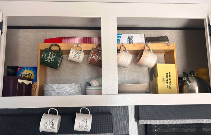 Fully Stocked Cabinets