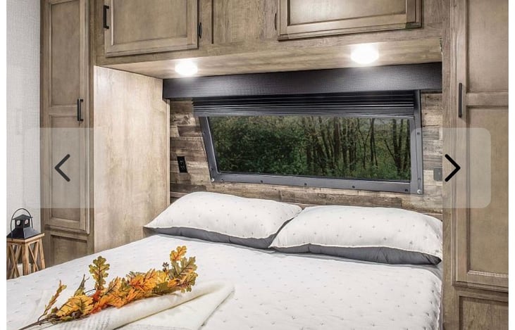 Luxurious master suite.