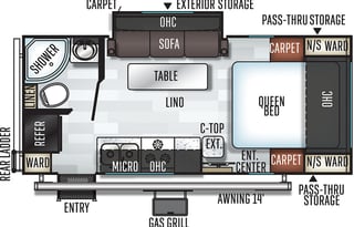 2020 Mini Lite Couples Coach 2109S