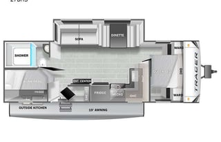 2021 Prime Time RV Tracer 27BHS-  " Chippy"