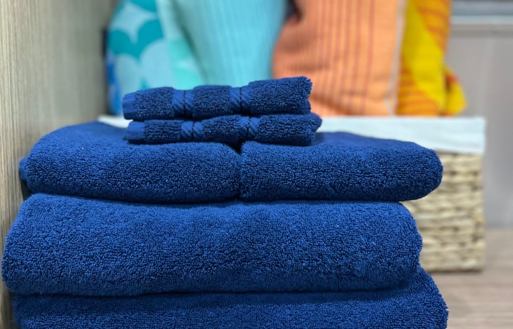 Bath and pool/river towels included!