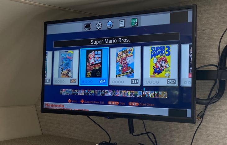 Every rental comes with NES Classic included!