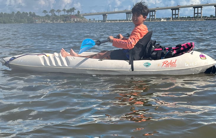 Daytona beach, Halifax river kayaking