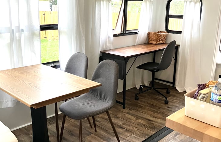 Dinette and office space.
