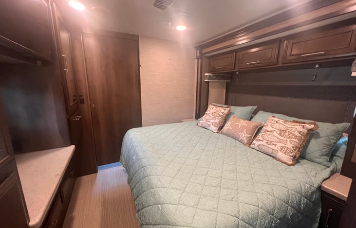 King-sized Tempur-Pedic mattress