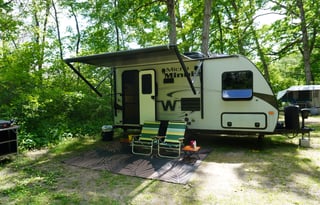 Fully Stocked Travel Trailer - Plus Solar panel!