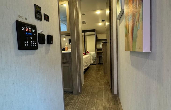 Step up to Private Main Bedroom w/ King Bed