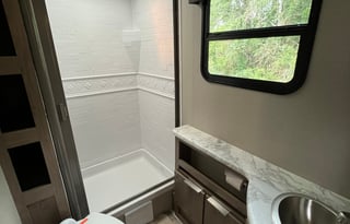 Luxury coach w/Bunks and everything!