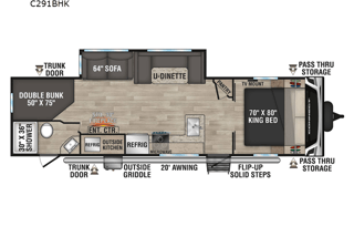 KZ C291BHK - Huge Luxury Travel Trailer