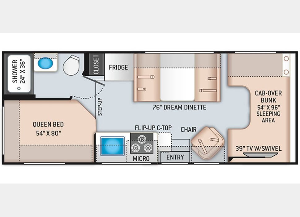 Class C Motor Home rentals in Woodbridge