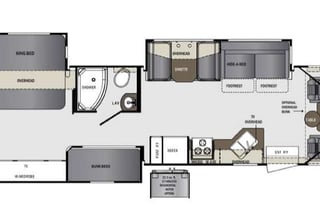 2016 Forest River Georgetown 364TS with 2 full baths!