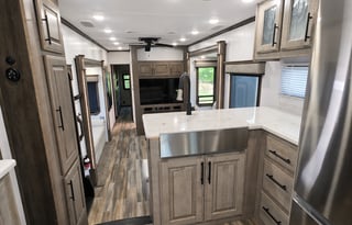 Kitchen with a View 2021 Heartland Landmark 365