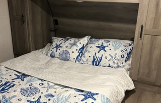 Camp at HOLIDAY TRAVEL PARK in our Travel Trailer!