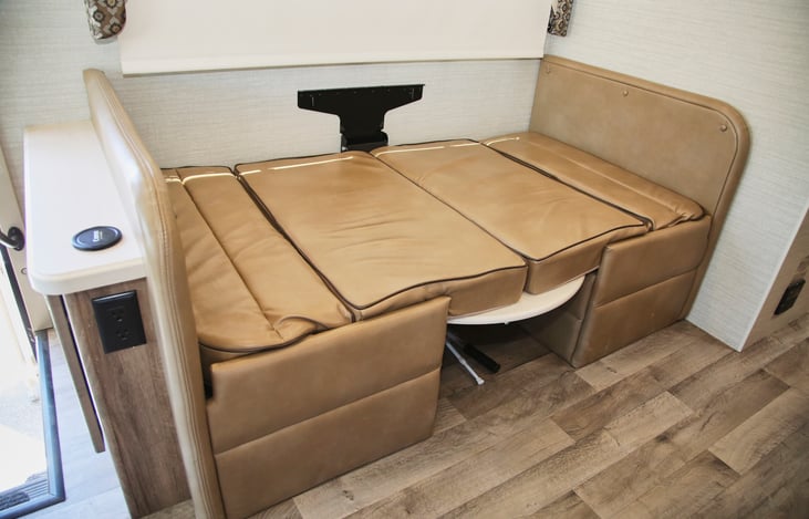 Dinette conversion to kids bed