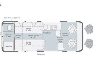 2020 Winnebago travato 22 ft
