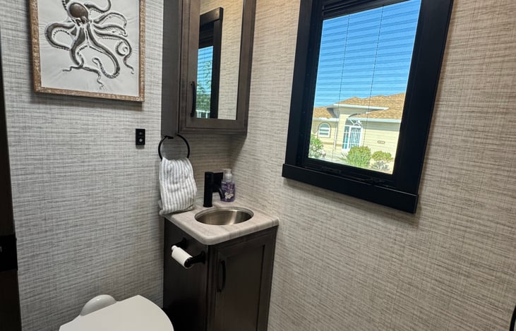 Additional half bath