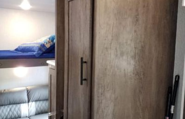 HALL VIEW OF BUNK ROOM