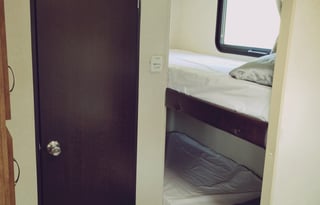 Meet Judy, retro themed camper w/ bunks to sleep 5
